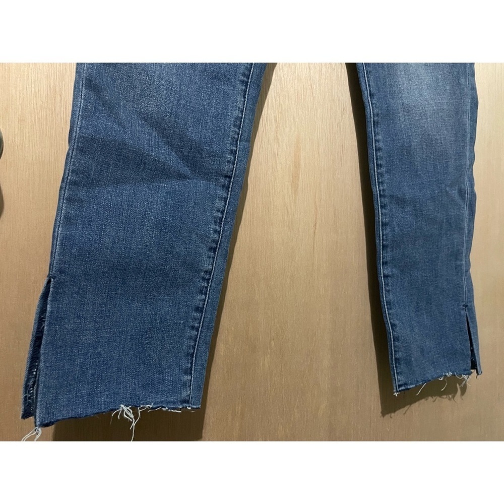 Vince Camuto High Rise Button Fly Jeans Denim Blue - Picture 3 of 7